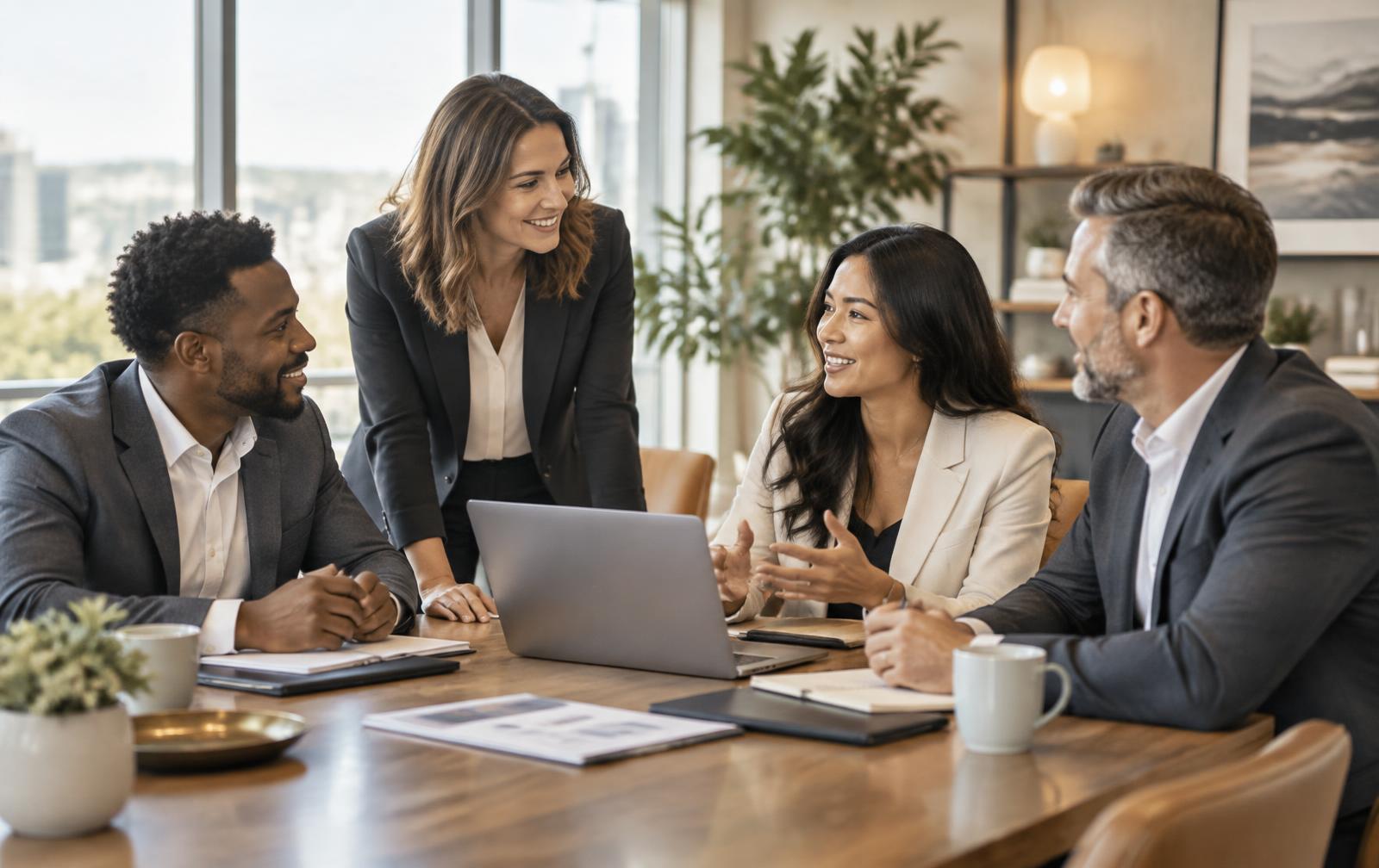 Grovemont Financial advisors collaborating